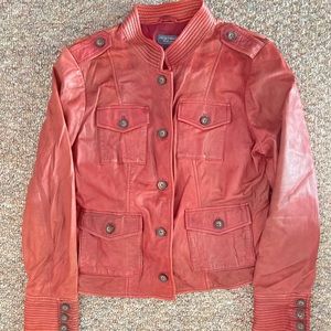 Lucky Brand motorcycle jacket vegan leather
